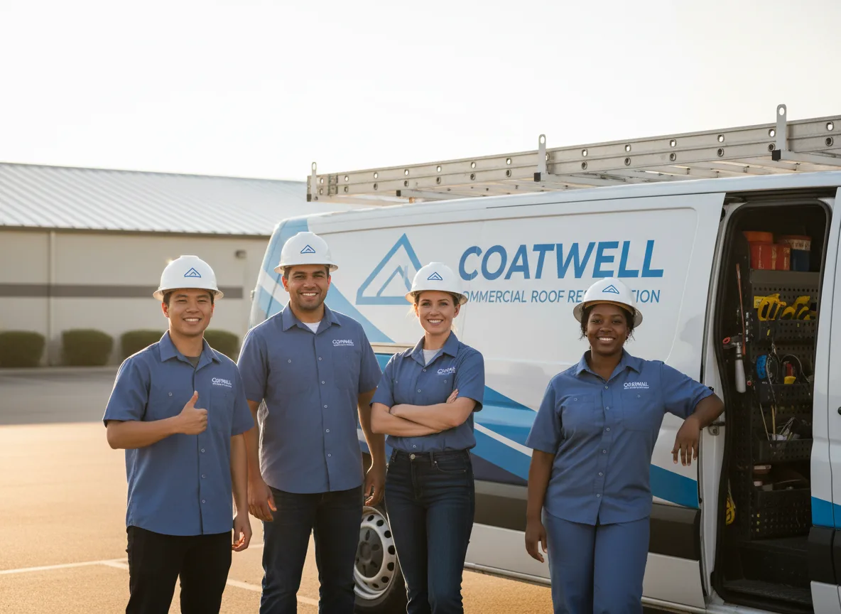 Commercial roof coating company in Ophiem, IL